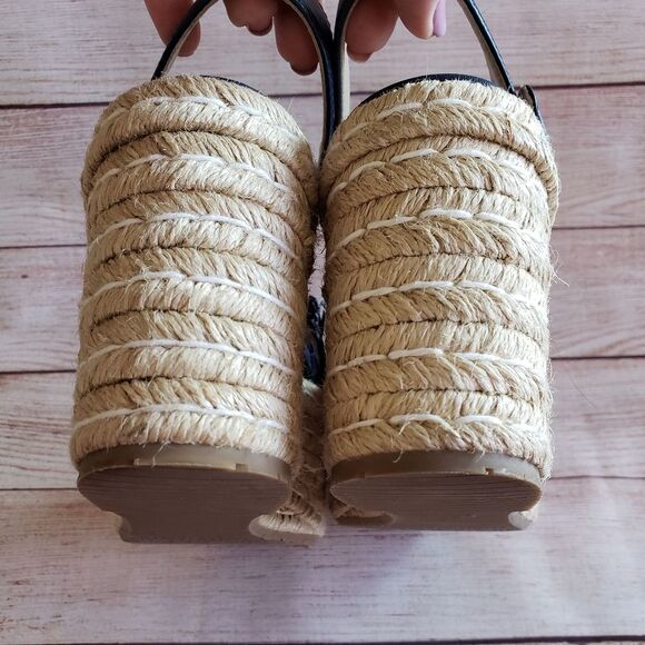 Paloma Barcelo Woven Platform Espadrille Sandals - Picture 12 of 15